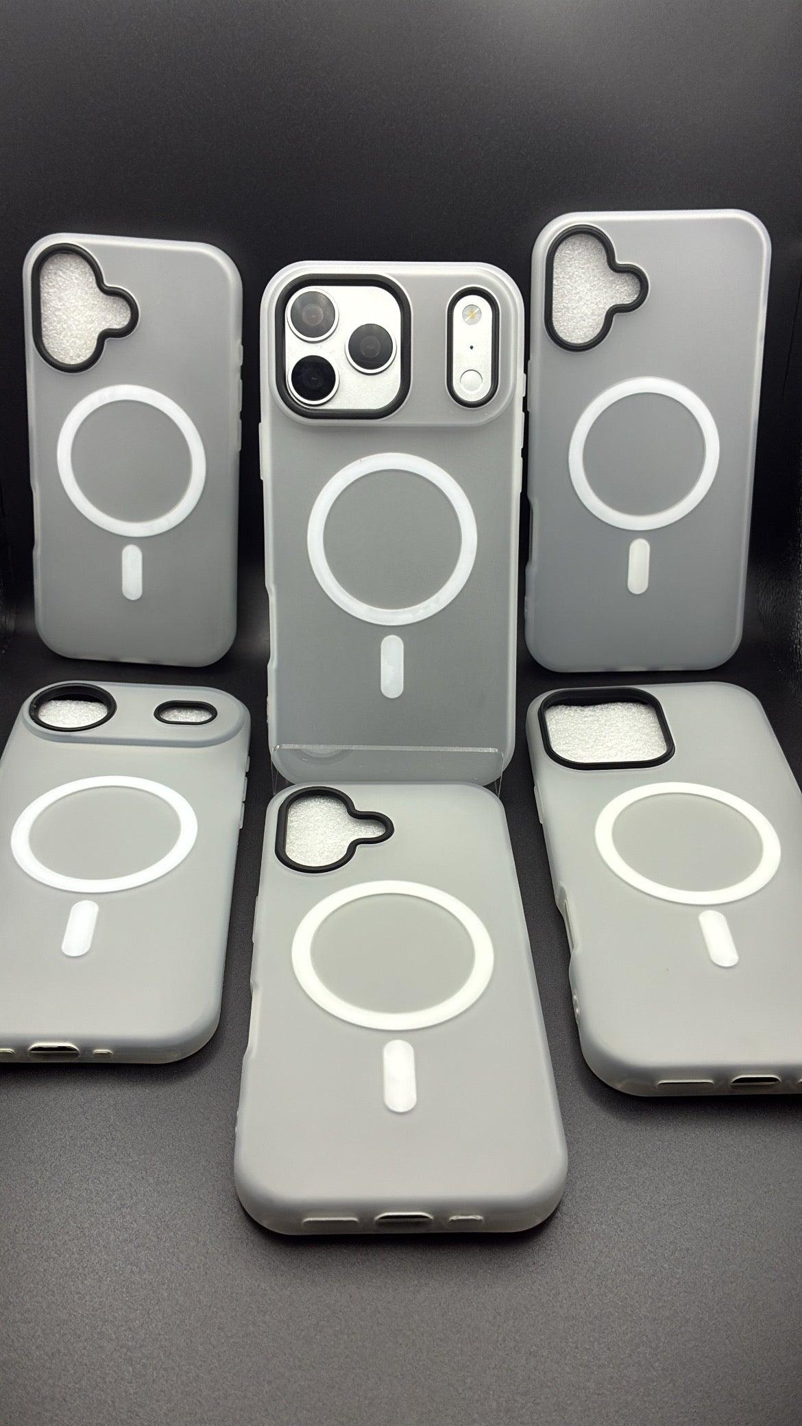 MagSafe Matte Case For iPhone 17 + 16 Models Frosted Shockproof Slim Cover