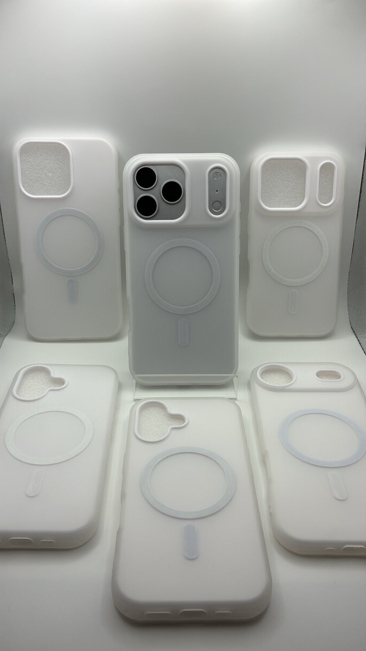MagSafe Matte Case For iPhone 17 + 16 Models Frosted Shockproof Slim Cover